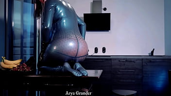 Preview 1 of Fux Usa Movie - sexy MILF in tight shiny clothes having fun and teasing you free xxx video - Arya Grander