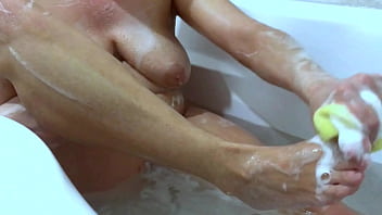Preview 2 of Make Up Sissy - Bbw takes bath and masturbates