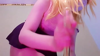 Preview 4 of Phussy Rubing - Trailer Transexual puta aceitada midiendose el aceite - Maddy Diamond