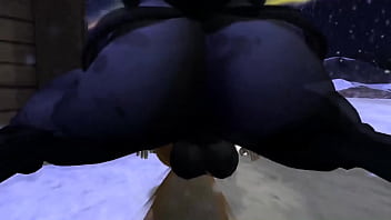 Preview 3 of Turbinada - Christmas Night - The Northern Lights ( Furry / Yiff )