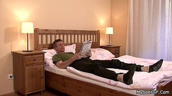 Preview 3 of Sunny Leon Sex Road - Older man doggy-fucks sons small tits gf