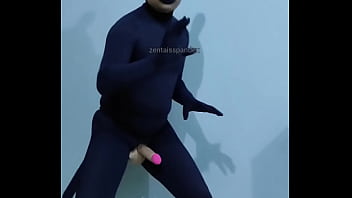 Preview 2 of Japan Forced Syster - Zentai human animal Halloween ghost