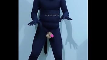 Preview 4 of Japan Forced Syster - Zentai human animal Halloween ghost