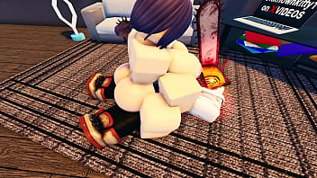 Preview 3 of Woman With Her Fuck Buddy - Roblox Porn Compilation