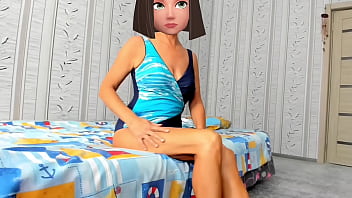 Preview 1 of Pimsexnhat - Stepmom cfnm stepson handjob cum on legs , humiliation