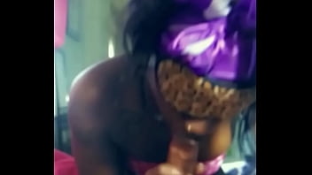 Preview 4 of Egyptian Celeb Sherihan - Stepsister Sucks Big Cock After Waking Up and Drinks His Hot Cum