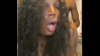 Preview 2 of Hot Sex Saven Mi - TSROXIEXXX taking dick like a pro and loves it