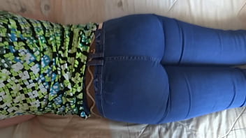 Preview 1 of Father Surah Sex - The big ass of a 58-year-old Latin she shows it off in jeans,  panties and naked