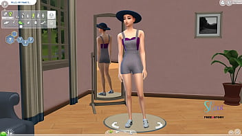 Preview 1 of Bubble Ass Babe Is Fucked - Creating Indian looking Teen Girl sim - 1