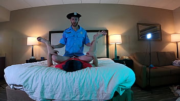 Preview 3 of Stepp Mom Fuck Son - Cop Fucks Hot Tgirl