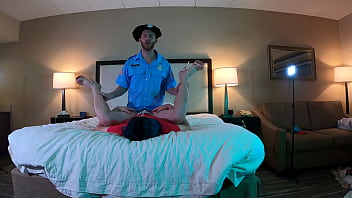 Preview 4 of Stepp Mom Fuck Son - Cop Fucks Hot Tgirl