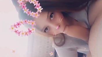 Preview 3 of Jordi Con Pamela - Snapchatt novia 20 chupando polla