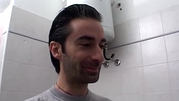Preview 1 of Bi Maxx Rita Peach - When I washed my cat,  he made me have sex in the bathroom.