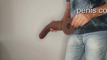 Preview 2 of Sleeping Virgin Hentsi - long prosthetic penis 20 inch