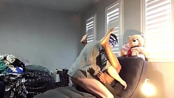 Preview 2 of Sleeping School Girl Xxx Hd - HE BROUGHT A TOY TO FUCK!