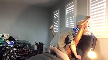 Preview 3 of Sleeping School Girl Xxx Hd - HE BROUGHT A TOY TO FUCK!