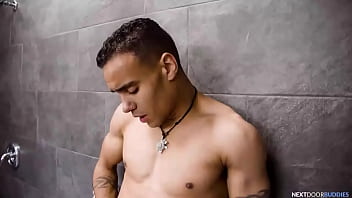 Preview 4 of Lesbi Squirt Shower - European Shane Jackson kissing each other
