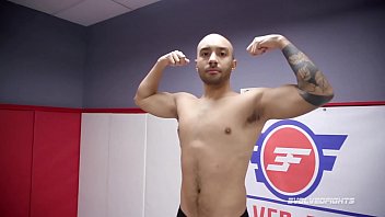 Preview 1 of Virgin Bollywood - Rough Mixed Nude Wrestling Avery Black against Oliver Davis getting fucked hard