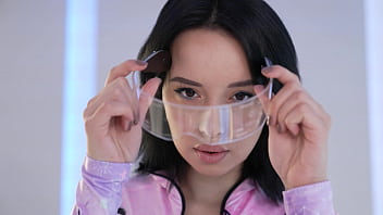 Preview 1 of Hidden Amateur Ara - First DP. Asian Teen with Monster Cocks in space