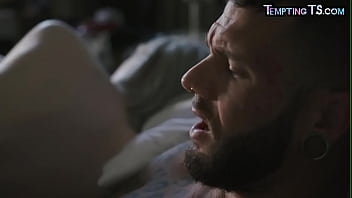 Preview 1 of Horse Of Women Long Time - Trans babe deepthroated by bf before returning the favor