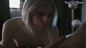 Preview 4 of Horse Of Women Long Time - Trans babe deepthroated by bf before returning the favor