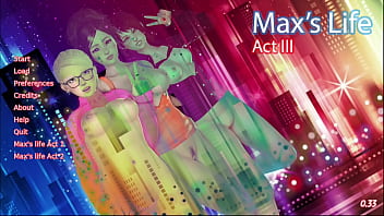 Preview 1 of Girl Masturbates With Cum - Max&#039_s Life Temporada 3 Cap 117 - iniciamos la nueva temporada