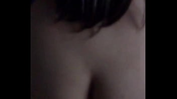 Preview 1 of Amazing Boob Sticking Dress - Mi hermanastra se sube a arriba de mi polla