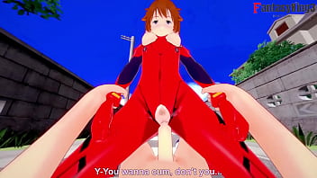 Preview 4 of Inside The Car Sex - Asuka fucking mecha suite pov | Neo Genesis Evangelion | Short