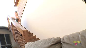 Preview 1 of Telugu Aunty Fucking With Boy - Mature blonde loves to seduce a young man to get his dick in her pussy