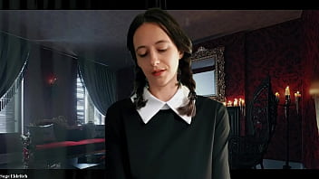 Preview 1 of 18xxx Arabe - Wednesday Addams Sage Eldritch Cuts Your Penis Off [Penectomy]