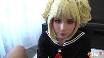 Preview 1 of Mel Girls - Toga Himiko Deep Sucking Big Dick until Cum on Face