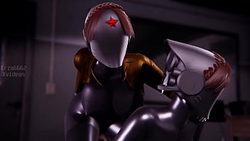 Preview 4 of Girl Bondage In Plastic - Twins Sex scene in Atomic Heart l 3d animation