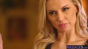 Preview 2 of Amateur Anal Vika Bongacams - Perfect blonde MILF massage guys beefy dick and body