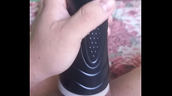 Preview 4 of Cellphone Cum - Gozando com a bucetinha de silicone