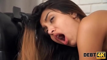 Preview 4 of Bbw Doble Anal - DEBT4k. Debt collector breaks into the models apartment and fucks her
