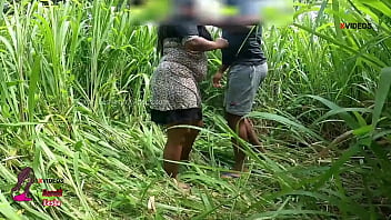 Preview 1 of What Men Wanted For - Indian Aunty risky public Fucked by Neighbor boy on the forest