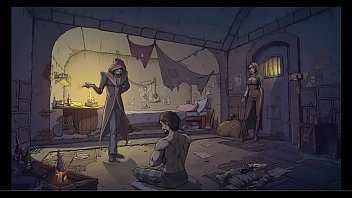 Preview 1 of Boy Pays Rent To Gay Landlord - Innocent Witches - Sex Game Highlights