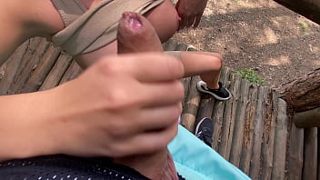 Preview 2 of Elkee The - Risky public fuck for fit model