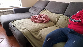 Preview 1 of Small Omegle Webcam Hd - Open mind stepmother catches stepson and does mutual masturbation