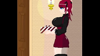 Preview 2 of Girls Show You Their Panties - Threesome Futa