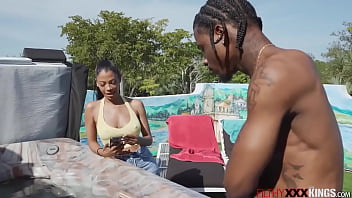 Preview 1 of Uncle Punished Niece By Fucking - Ebony stepsis asking stepbro to fuck her