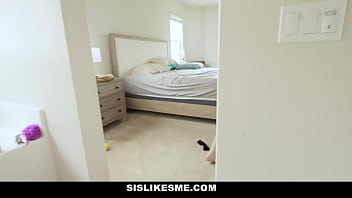 Preview 2 of Super Hard Slut - Brat stepsister shuts up and sucks my cock and gets fucked in wet pussy