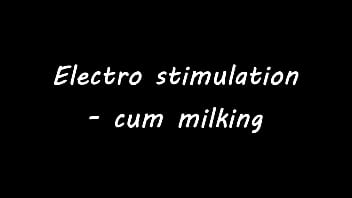 Preview 1 of Ass Between - Electro stimulation - cum milking
