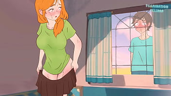 Preview 1 of Suction Cup Anal - Steve spies on Alex taking off her skirt (he saw her bare pussy) Minecraft Hentai Cartoon Parody ! 2025