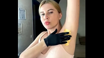 Preview 2 of Telugu Swthi Naidhu - Armpit Fetish SugarNadya waxes her gorgeous arms
