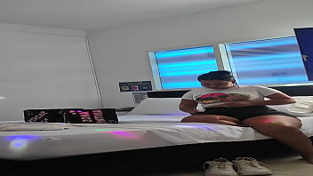 Preview 4 of Dad Fuck 12 Years Daughter - mature whore cheating on her husband with her little step-nephew