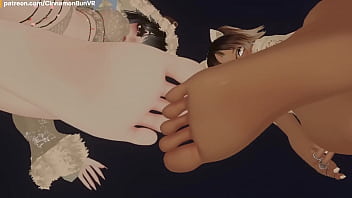 Preview 4 of Amazing Sex Curves - 2 girls tease you with their feet