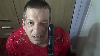 Preview 4 of Aunty With Little Boy - if you do not think that i want a real penis then watch this