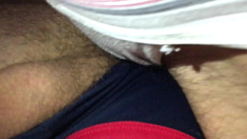 Preview 4 of Red Latex Paint On Wife Feet - Slammed anon fuck