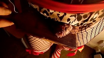 Preview 1 of Lisa Ann Lespo - Mistress Lucy Diamond CBT Sissy Humiliation Slave In Cosplay Stockings